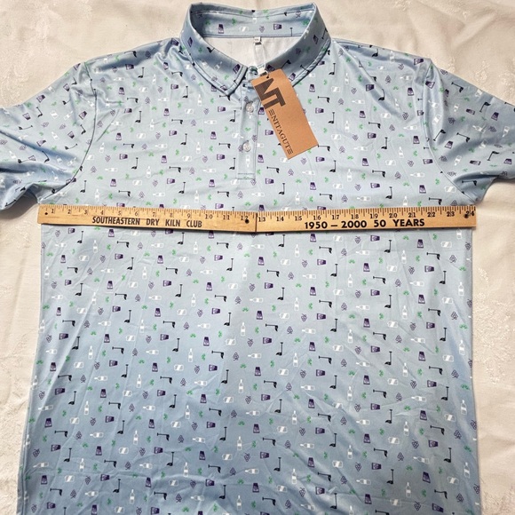 Golf Polo Moisture Wicking Shirt NEW Mens XXL Golfer Athleisure bloke core guys - Picture 5 of 7